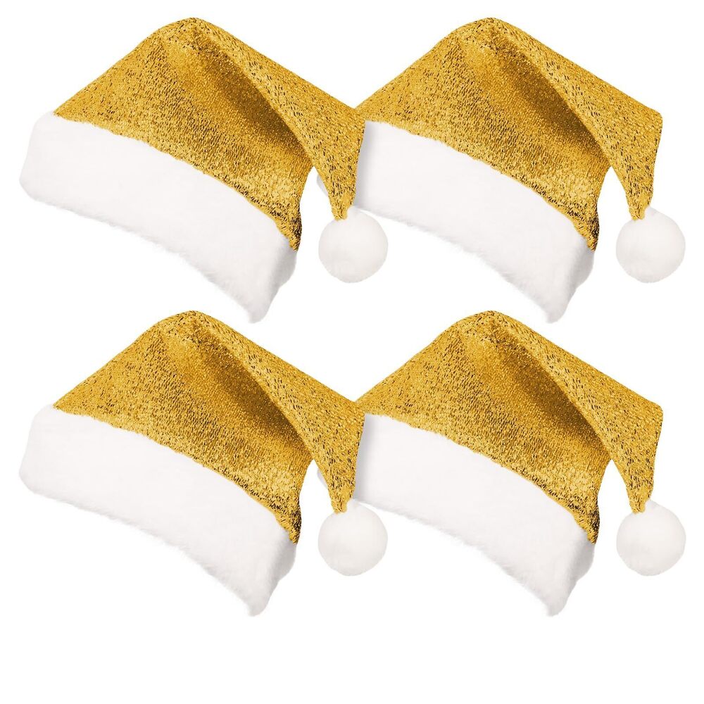 4549 Christmas Decorations Santa Hat for Adults Christmas Hat Xmas Santa